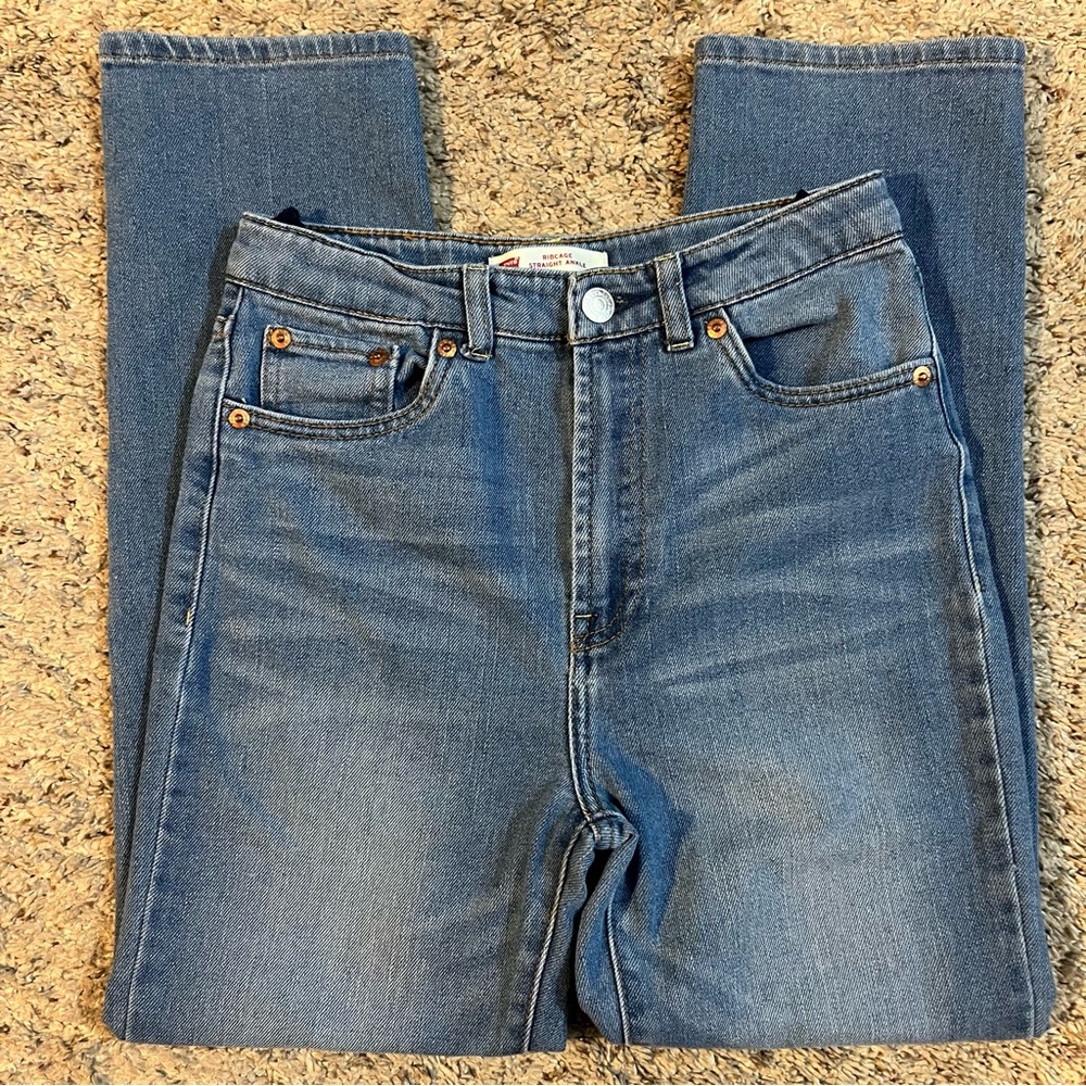 Levi’s Ribcage Straight Ankle Jeans Girls Size 12